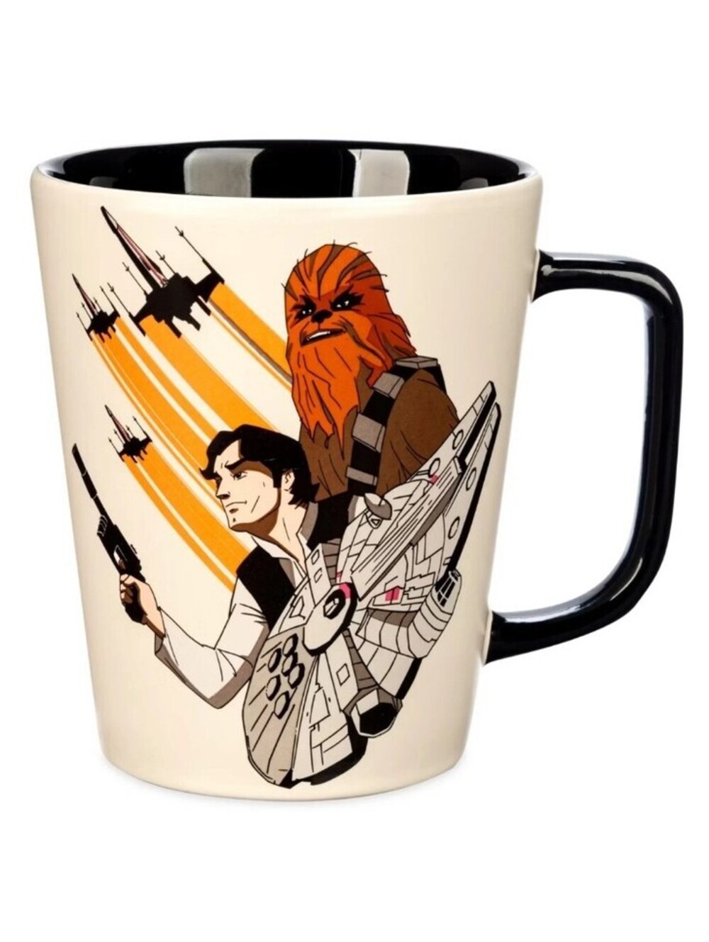Disney Parks Star Wars Han Solo And Chewbacca Coffee Mug 16 Oz Like New